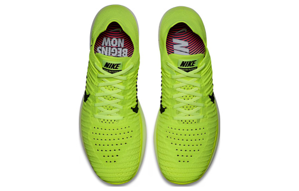 Nike Free RN Амортизация Износостойкий MID Топ Беговые кроссовки Мужские Зеленый Черный