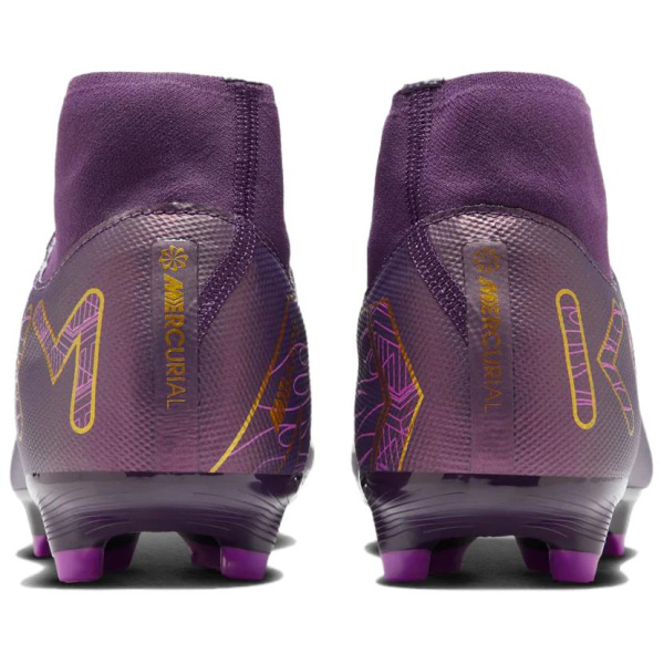 Nike Mercurial Superfly 10 Slip-Resistant Abrasion-Resistant Football Cleats Unisex Purple Найк Меркуриал Суперфлай 10 Противоскользящие Устойчивые к Износу Футбольные Бутсы Унисекс Фиолетовый