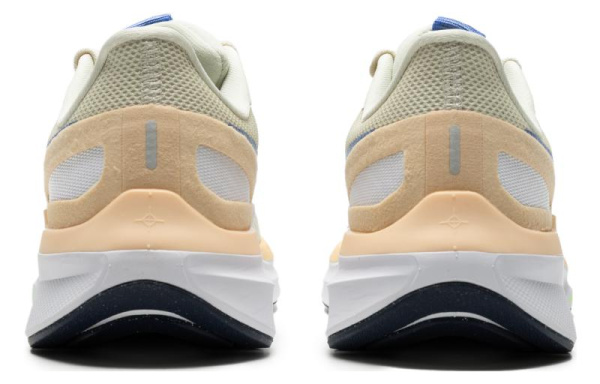 Nike Zoom Structure 25 Беговые кроссовки Низкий верх Бежевый Синий Женские