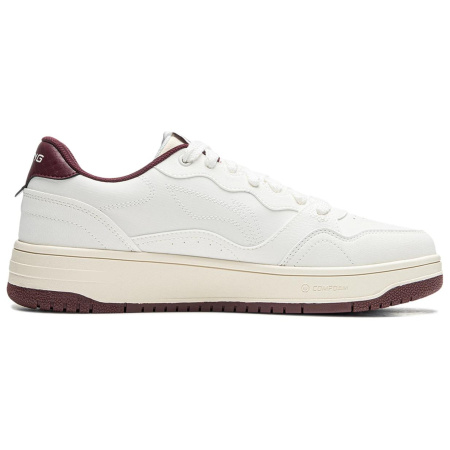 LINING Tianji Soft Нижняя юбка Устойчивая к истиранию Амортизация Легкий Низкий Топ Скейтборд Кроссовки Мужские Белый Фиолетовый