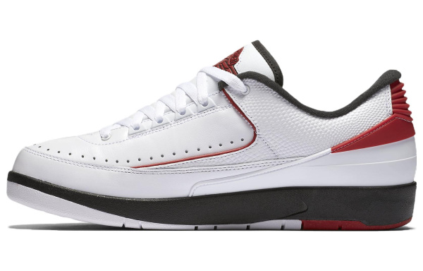 Jordan Air Jordan 2 Retro Low Chicago 2016 Low Top Винтажные баскетбольные кроссовки Мужские Черные Красные