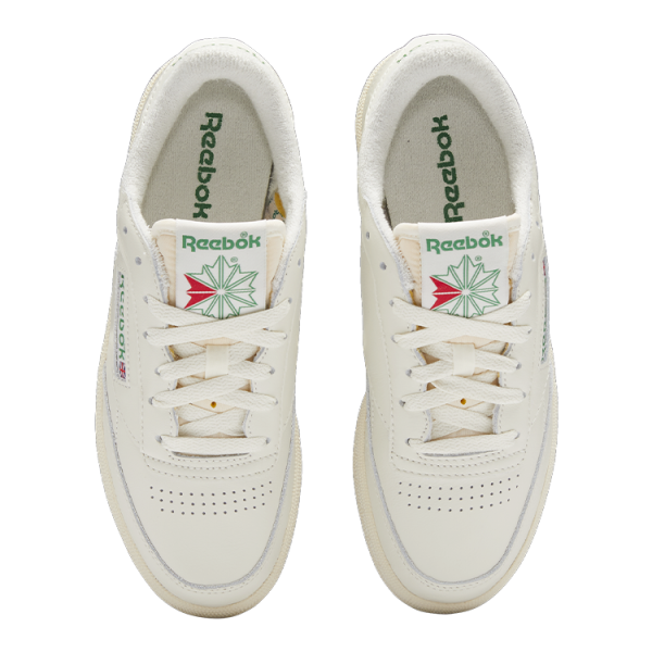 reebok Кроссовки для скейтбординга, низкие, бежево-зеленые, женские