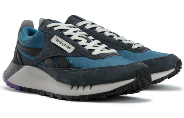 reebok CL LEGACY W+ Беговые кроссовки Низкие Серо-голубой/Темно-серый Унисекс