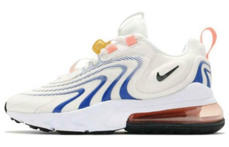 Nike Air Max 270 Low Топ Повседневные Беговые Кроссовки Женские Белые Синие Розовые