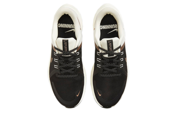 Nike Quest 4 Low Топ Повседневные Беговые Кроссовки Женские Черные Коричневые