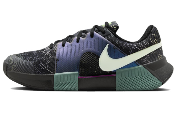 Nike Air Zoom GP Challenge 1 Устойчивые к истиранию Низкие Кроссовки для тенниса Женские Черный Синий Белый