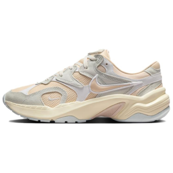 Nike AL8 Амортизаторы Rebound Low Top Беговые кроссовки Женские Бежево-серый