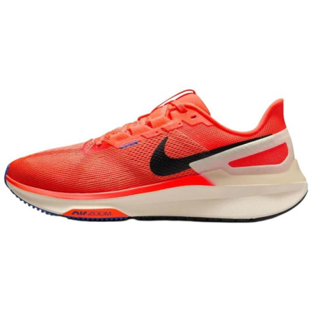 Nike Zoom Structure 25 Slip Устойчивый к истиранию Низкий Топ Повседневные Беговые кроссовки Мужские Оранжевый Красный
