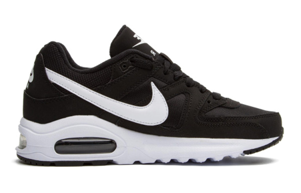 Nike Air Max Command Low Топ Беговые кроссовки Женские Черный белый