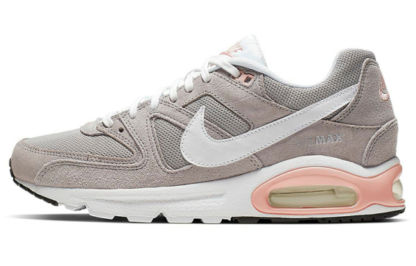Nike Air Max Command Low Топ Air Cushion Беговые кроссовки Женские Серый Розовый