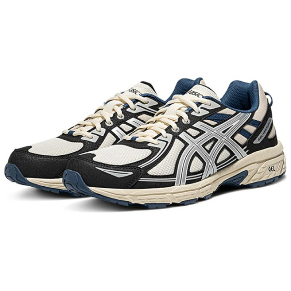 Asics Гель VENTURE 6 Беговые кроссовки Низкие Белый/Черный Мужские