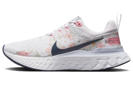 Nike React Infinity Run Flyknit 3 Low Топ Повседневные Беговые Кроссовки Женские Белые