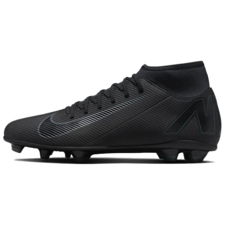 Nike Mercurial Superfly 10 MG MULTI Ground Slip-resistant Abrasion-resistant Football Cleats Unisex Black Найк Меркуриал Суперфлай 10 MG MULTI Ground Противоскользящие Устойчивые к истиранию Футбольные бутсы Унисекс Черный
