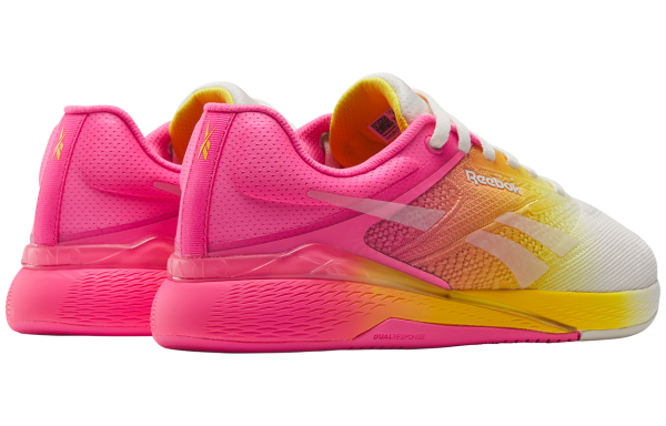 reebok Кроссовки для тренировок Низкие Белый Желтый Красный Женские