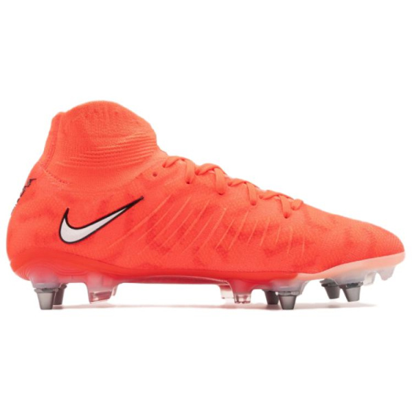 Nike Phantom Luna Elite противоскользящие устойчивые к истиранию футбольные бутсы для мужчин красные и белые
