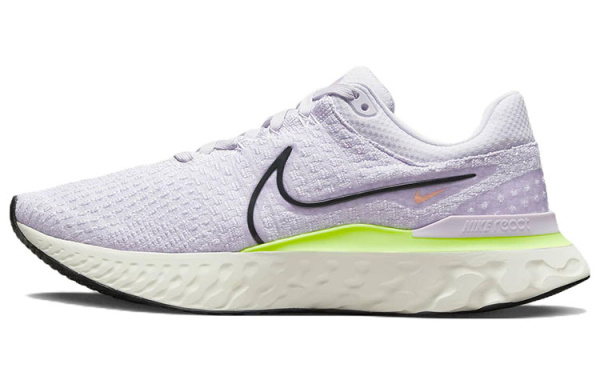 Nike React Infinity Run Flyknit 3 Low Топ Тренировочные Беговые Кроссовки Мужские Фиолетовые