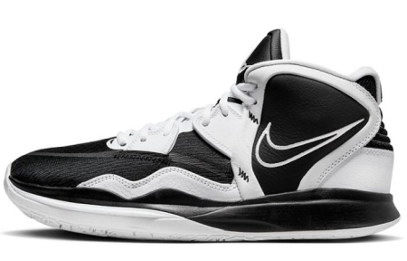 Nike Kyrie 8 Infinity Амортизаторы Shock противоскользящие устойчивые к истиранию низкий топ баскетбольных кроссовок для мужчин черный и белый