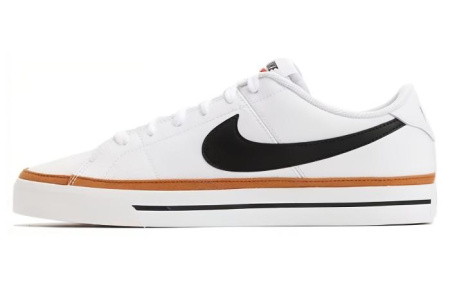 Nike Court Legacy Slip-on Легкий Низкий Топ Скейтбординг Кроссовки Мужские Белый Фиолетовый Желтый