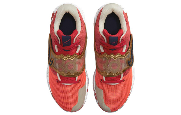 Nike KD Trey 5 X Амортизаторы Shock Resistant MID Баскетбольные кроссовки для игры Мужской Красный