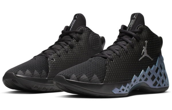 Jordan Jumpman Diamond MID Non Slip Легкий MID Баскетбольные кроссовки для игры Мужской Diamond Черный
