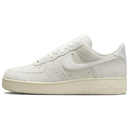 Nike Air FORCE 1 Slip-on Устойчивый к истиранию Низкий Топ Скейтбординг Кроссовки Унисекс Бежевый