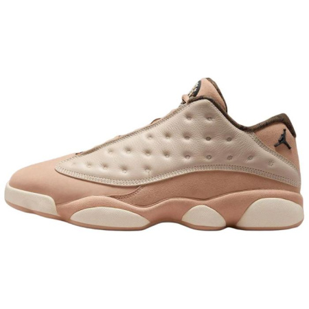 Jordan Air Jordan 13 Нижняя юбка Устойчивая к истиранию Низкий Топ Винтажные баскетбольные кроссовки Мужские Бежево-розовые Выпуск 2025 года
