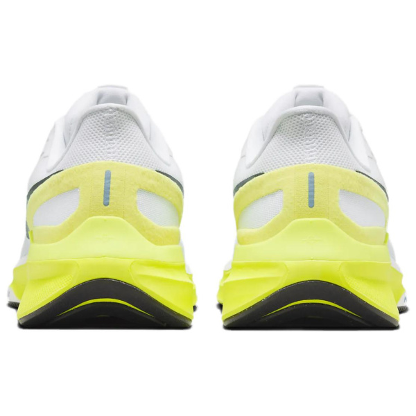 Nike Zoom Structure 25 Slip Устойчивый к истиранию Низкий Топ Беговые кроссовки Мужской Неоново-желтый Белый