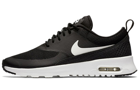 Nike Air Max THEA Low Топ Беговые кроссовки Женские Черный белый
