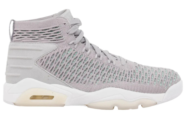Jordan Air Jordan 23 Flyknit Elevation Non Slip Легкий Высокий Топ Винтажные Баскетбольные Кроссовки Мужские Wolf Gray