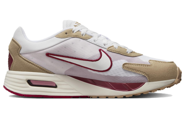 Nike Air Max SOLO Повседневная обувь Низкий Топ Белый и красный Мужская