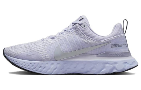 Nike React Infinity Run Flyknit 3 Поддержка Дышащий Низкий Топ Повседневные Беговые кроссовки Мужские Extreme Светло-фиолетовый