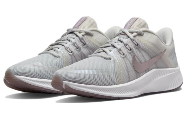 Nike Quest 4 Low Топ Повседневные Беговые Кроссовки Женские Светло-Серые