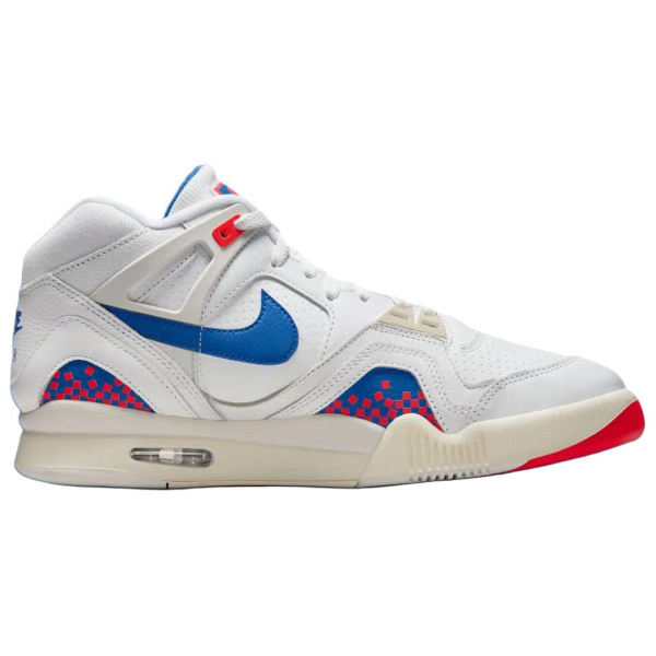 Nike Air Tech Challenge 2 Slip-Resistant Abrasion-Resistant MID Топ Тренировочные Кроссовки Мужские Белые Синие