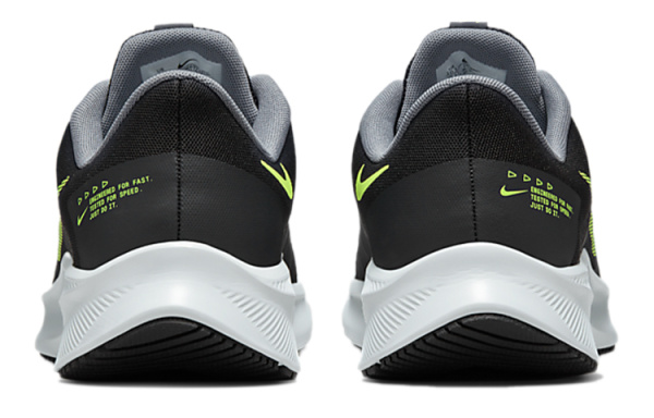 Nike Quest 4 Slip-on Устойчивый к истиранию Дышащий Низкий Топ Повседневные Беговые кроссовки Мужские Черный Зеленый Белый