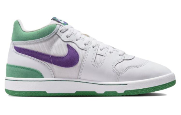 Nike Mac Attack 'Wimbledon' Устойчивые к истиранию Дышащий MID Скейтбординг Кроссовки Мужские Белый Зеленый