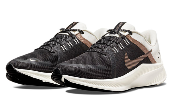 Nike Quest 4 Low Топ Повседневные Беговые Кроссовки Женские Черные Коричневые