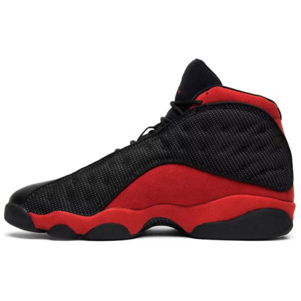 Jordan Air Jordan 13 Ретро Темно-красный цвет Амортизаторы Нижняя юбка Резистентный Высокий Топ Винтажные баскетбольные кроссовки Мужской Черно-красный