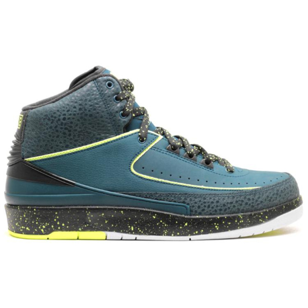 Jordan Air Джордан 2 Ретро Nightshade Non Slip Легкий MID Топ Винтажные баскетбольные кроссовки Мужской Яшмовый