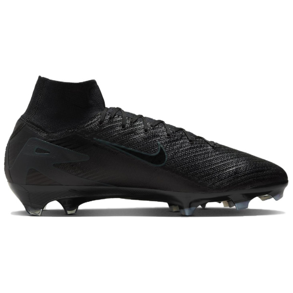 Nike Mercurial Superfly 10 Slip-Resistant Abrasion-Resistant Football Cleats Unisex Black Найк Меркуриал Суперфлай 10 Противоскользящие Устойчивые к Износу Футбольные Бутсы Унисекс Черные