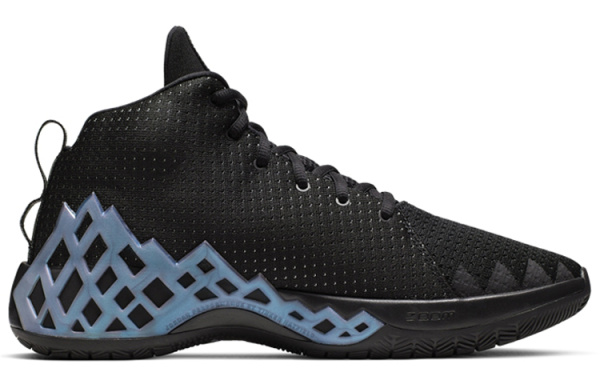 Jordan Jumpman Diamond MID Non Slip Легкий MID Баскетбольные кроссовки для игры Мужской Diamond Черный