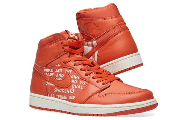 Jordan Air Jordan 1 Винтажные баскетбольные кроссовки High Топ Мужские