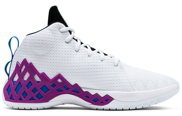 Jordan Jumpman Diamond Амортизация Нижняя юбка Резистентная Легкий MID Баскетбольные кроссовки Мужской