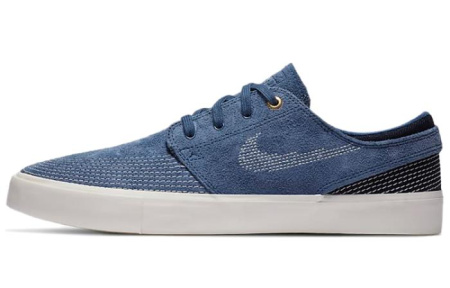 Nike SB Stefan Janoski Zoom Low Топ Скейтборд Кроссовки Унисекс Синий Белый