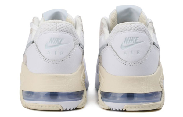 Nike Air Max Excee Low Топ Air Cushion Повседневные Беговые Кроссовки Женские Белые Серые Пэчворк