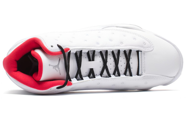 Jordan Air Jordan 13 HOF High Топ Винтажные баскетбольные кроссовки Мужской Красный Белый