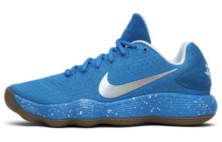 Nike Hyperdunk 2017 Slip-Resistant Низкие Баскетбольные Кроссовки для Игры Мужские Синие Выпуск 2017