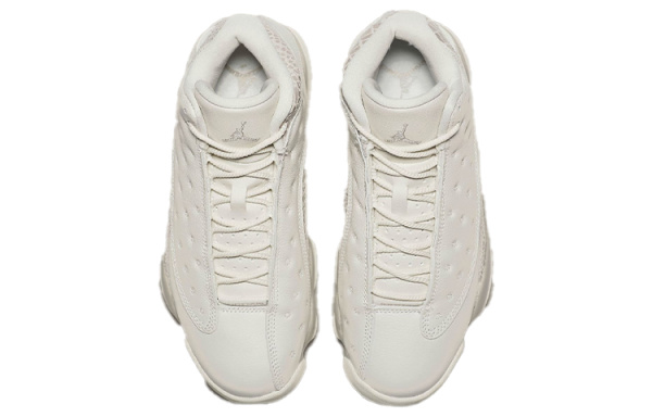 Jordan Air Jordan 13 Призрачный High Топ Винтажные баскетбольные кроссовки Женские Белые