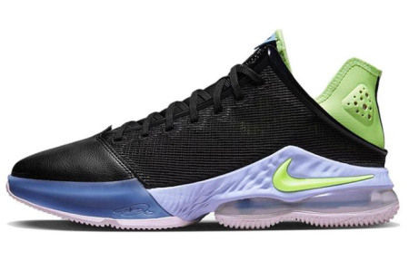 Nike Lebron 19 Low LeBron EP 19 Low Топ Баскетбольные кроссовки Унисекс Черный Зеленый