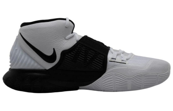 Nike Kyrie 6 Irving 6 Амортизация Износостойкий MID Топ Баскетбольные кроссовки Мужские Серый Черный