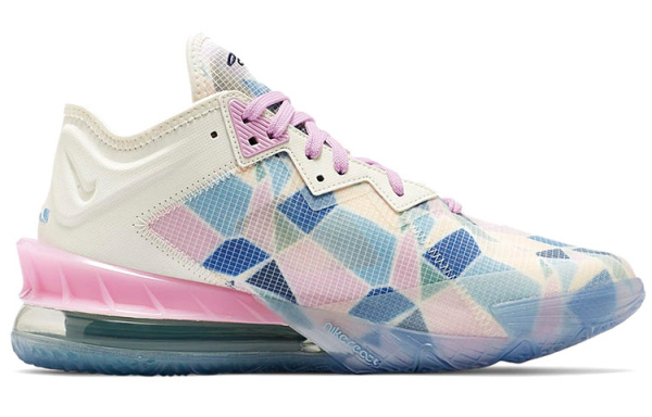 Nike Lebron 18 Баскетбольные кроссовки MID Топ Унисекс